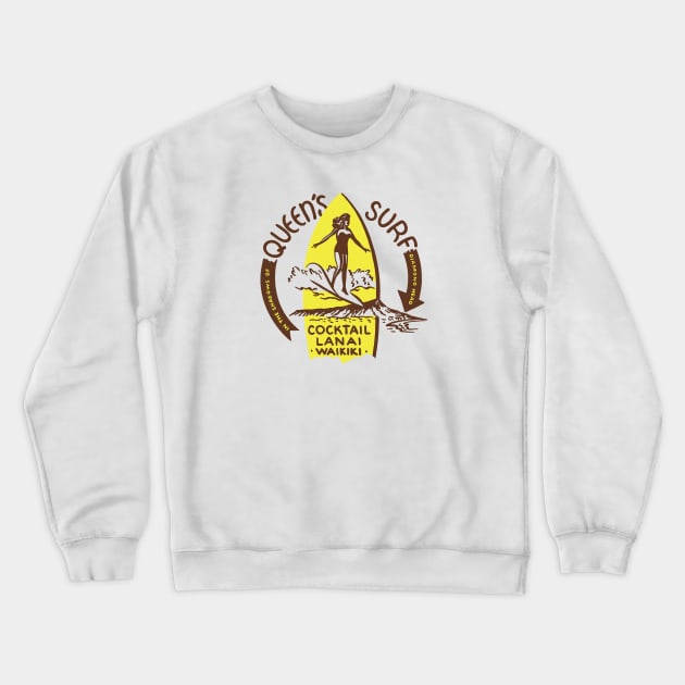 Queen's Surf Crewneck Sweatshirt by BUNNY ROBBER GRPC